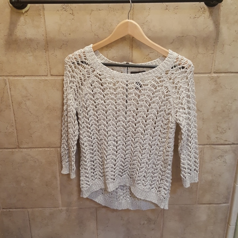 zippered back sweater
